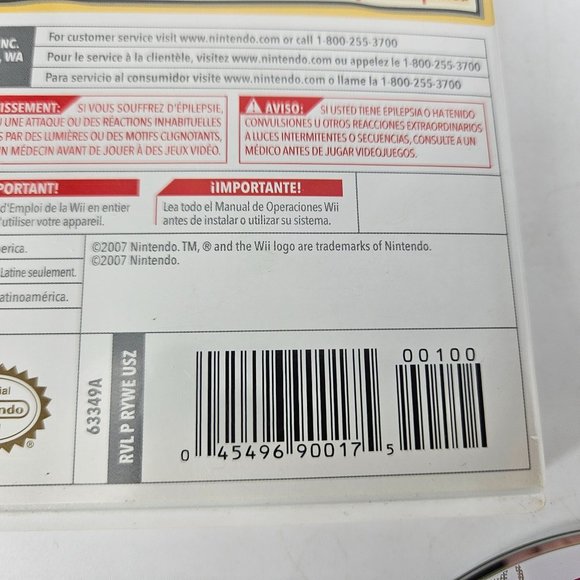 Nintendo Wii Big Brain Academy CD Disc Video Game 2007 Degree Learning Education - Picture 7 of 7